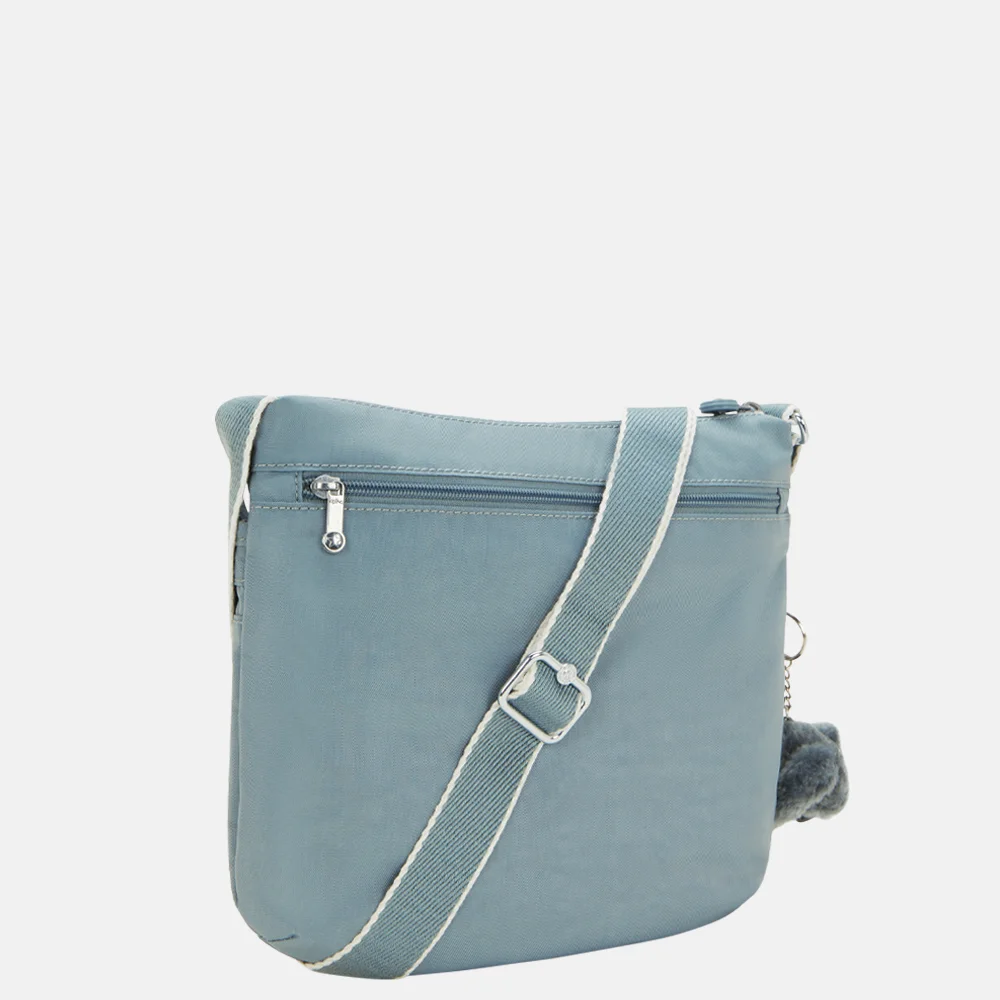 Kipling Arto crossbody tas hideaway relaxed grey bij Duifhuizen