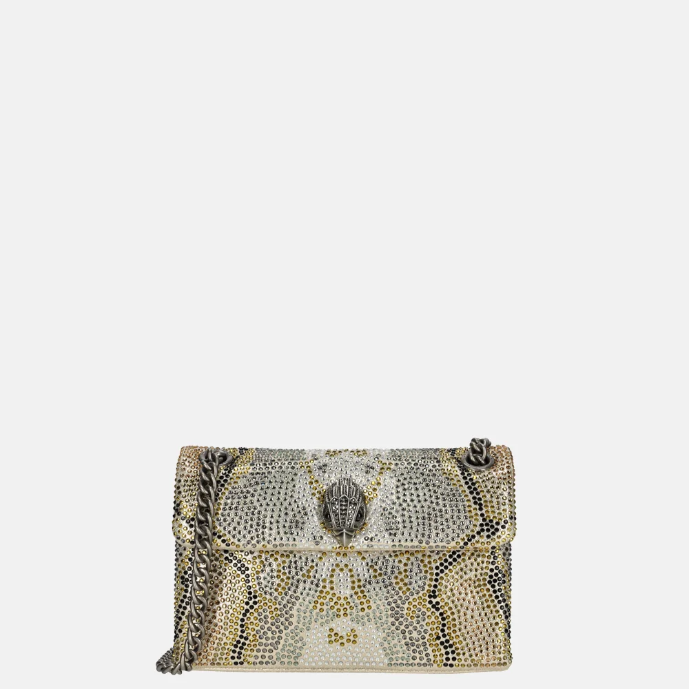 Kurt Geiger Kensington crossbody tas mini metal combo bij Duifhuizen