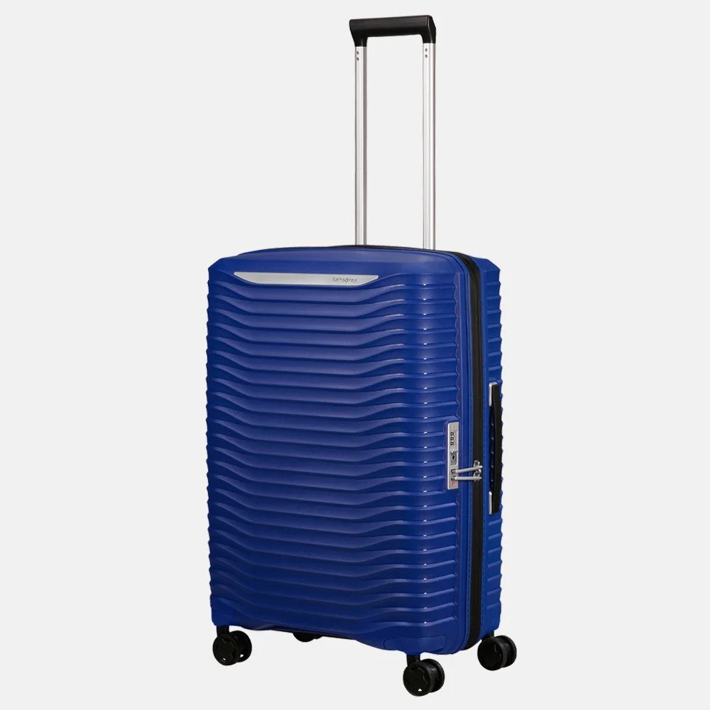 Samsonite Upscape reiskoffer 68 cm expandable nautical blue bij Duifhuizen