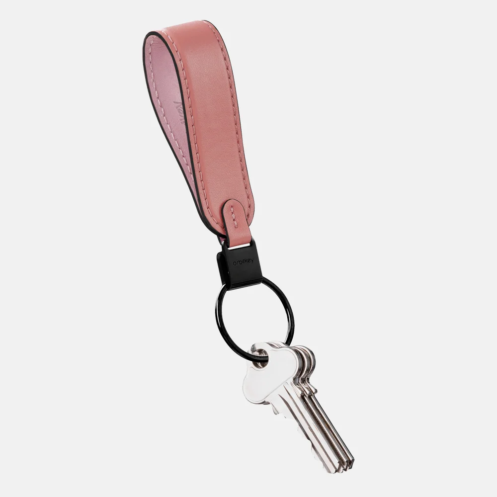 Orbitkey  Loop Keychain Leather cotton candy bij Duifhuizen