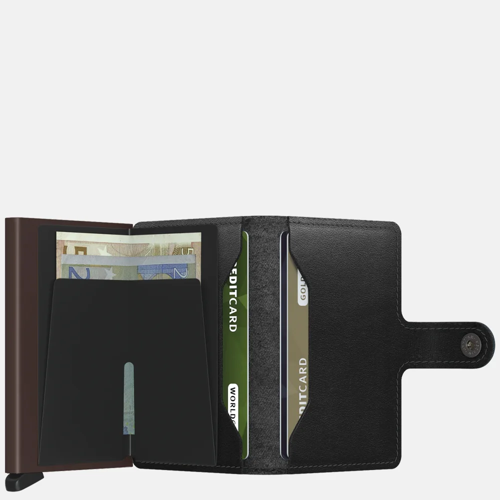 Secrid Miniwallet pasjeshouder original black-brown bij Duifhuizen