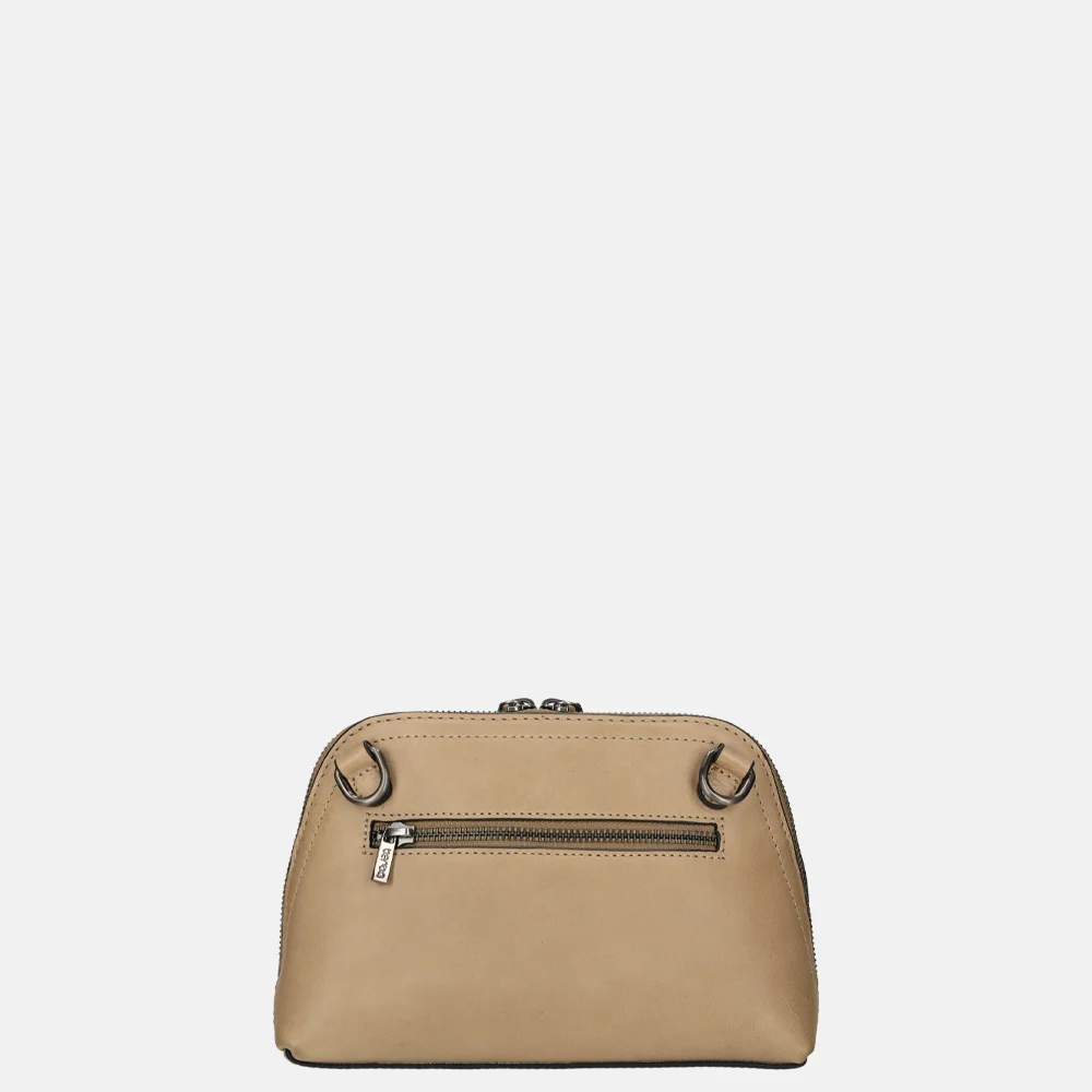 Berba Icons crossbody tas taupe bij Duifhuizen