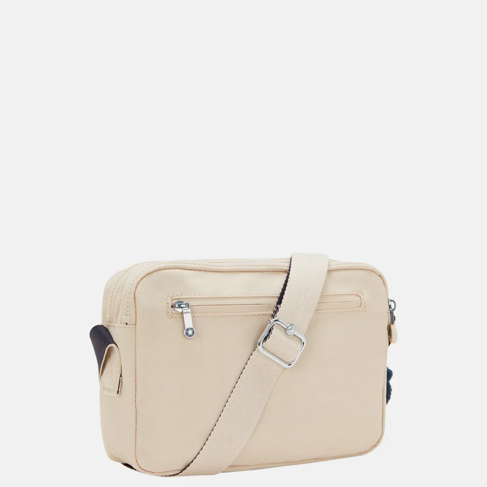 Kipling Abanu crossbody tas M back to beige bij Duifhuizen