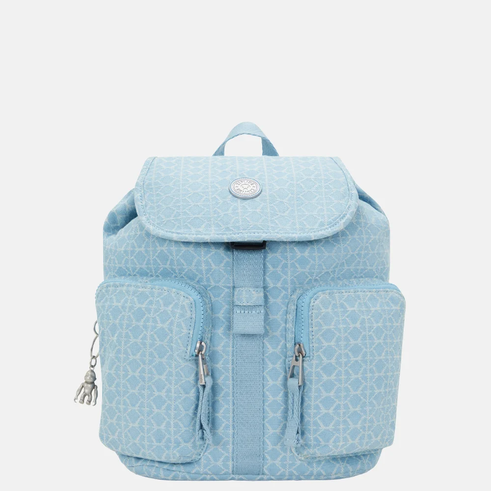 Kipling Anto rugzak S light denim bij Duifhuizen