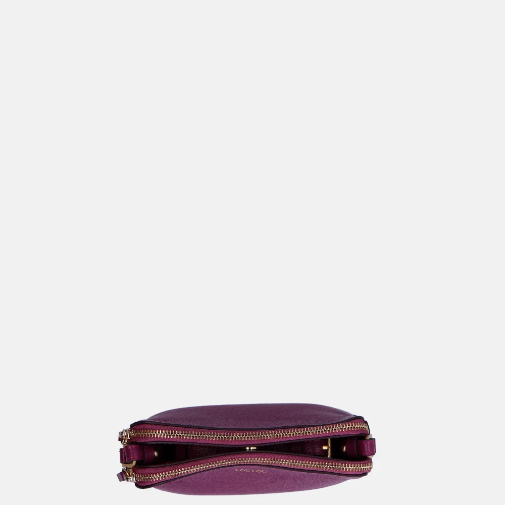 Loulou Essentiels Sue crossbody tas plum bij Duifhuizen