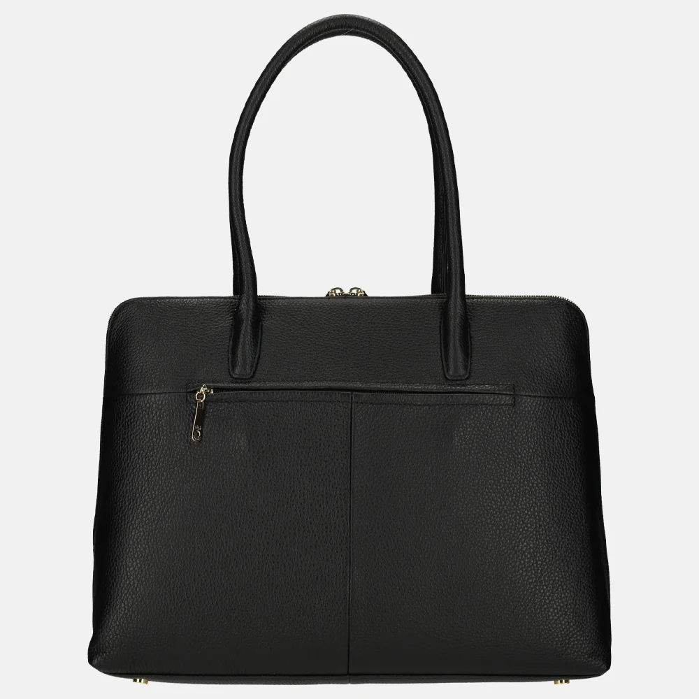 Gigi Fratelli Charleston laptoptas 13 inch black bij Duifhuizen