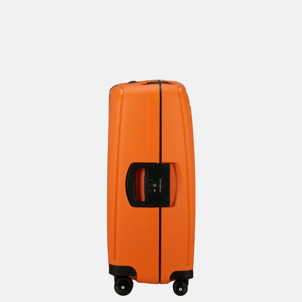 Samsonite S´Cure Spinner reiskoffer 69 cm apricot bij Duifhuizen