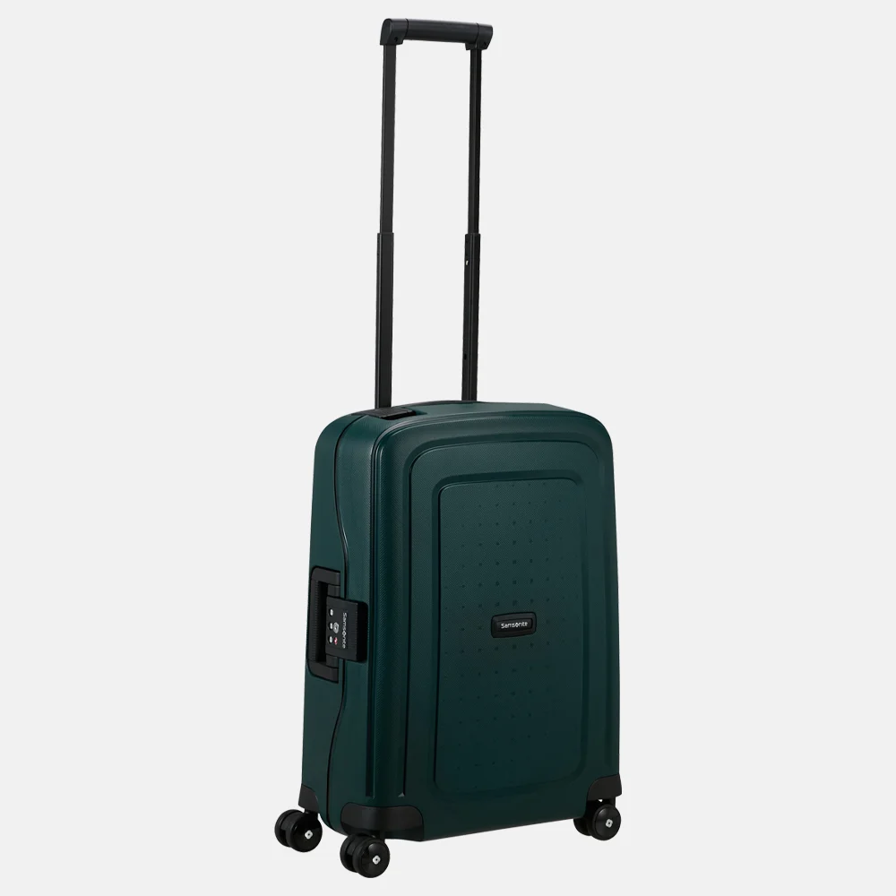 Samsonite S´Cure handbagage koffer 55 cm dark teal bij Duifhuizen