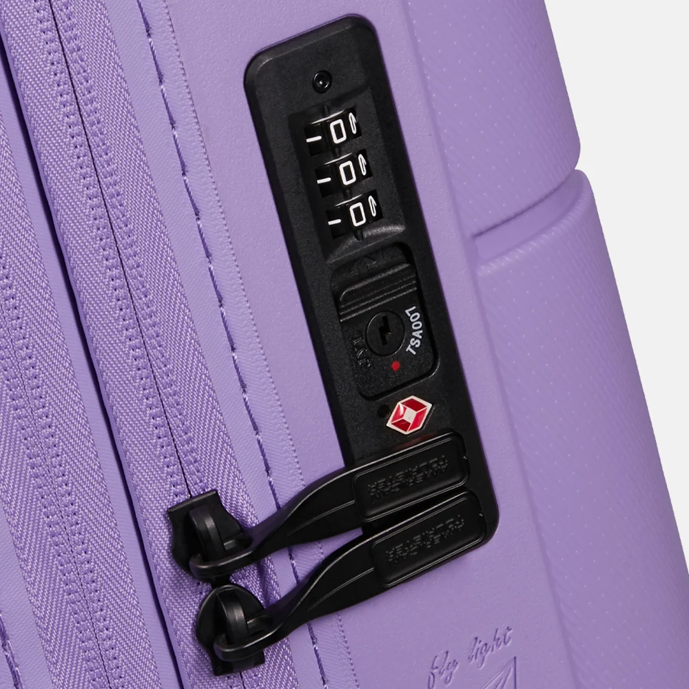 American Tourister Dashpop handbagage koffer 55 cm violet purple bij Duifhuizen