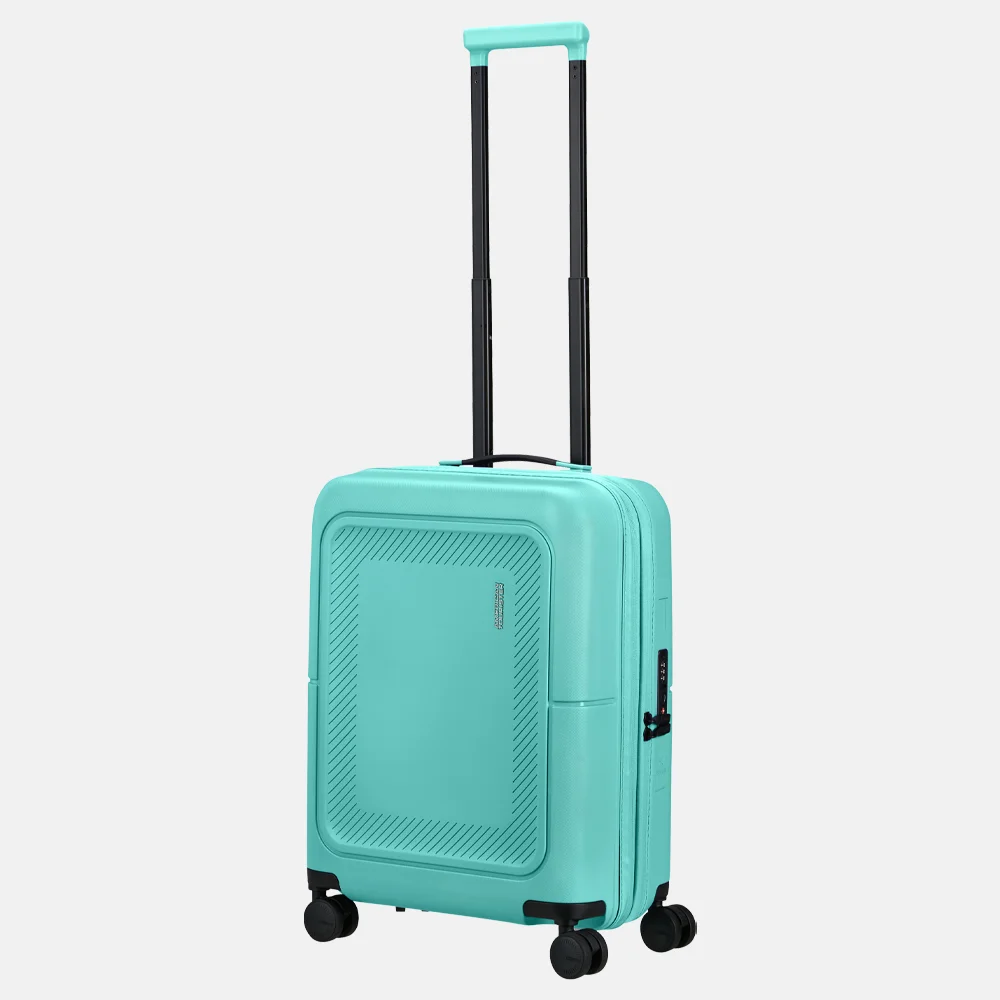 American Tourister Dashpop handbagage koffer 55 cm aqua sky bij Duifhuizen