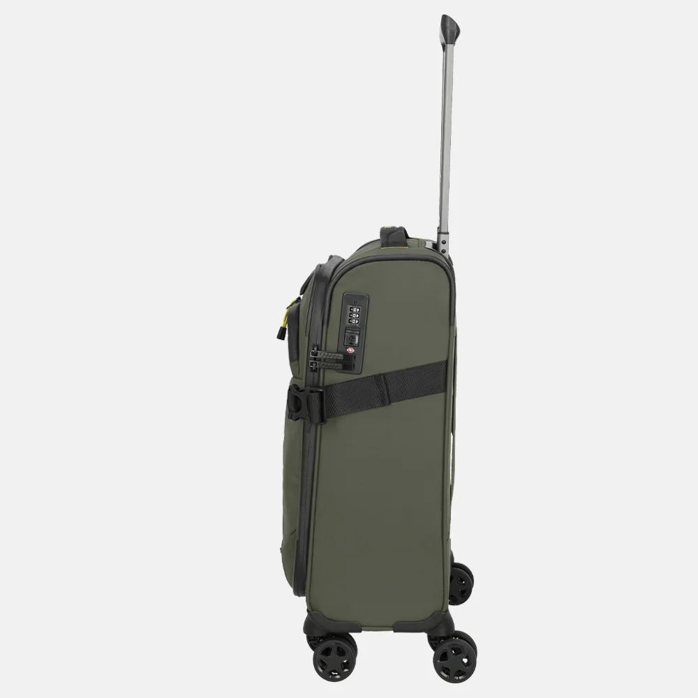 Travelite Briize handbagage koffer 55 cm khaki bij Duifhuizen