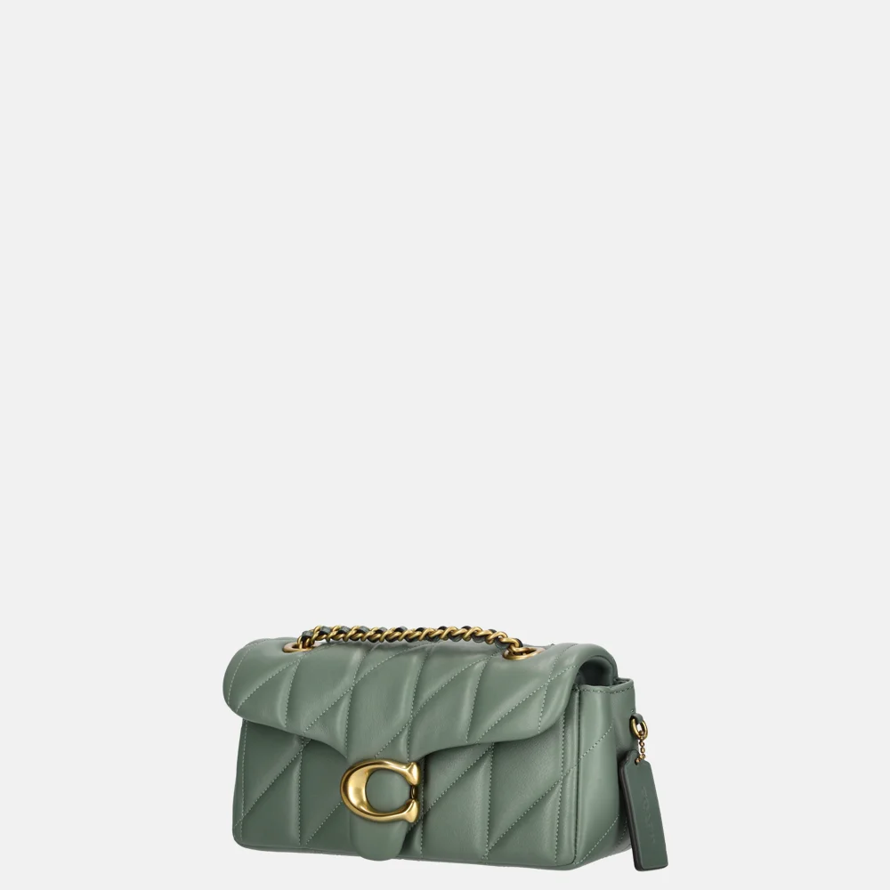 Coach Tabby Quilted crossbody tas 20' sage  bij Duifhuizen