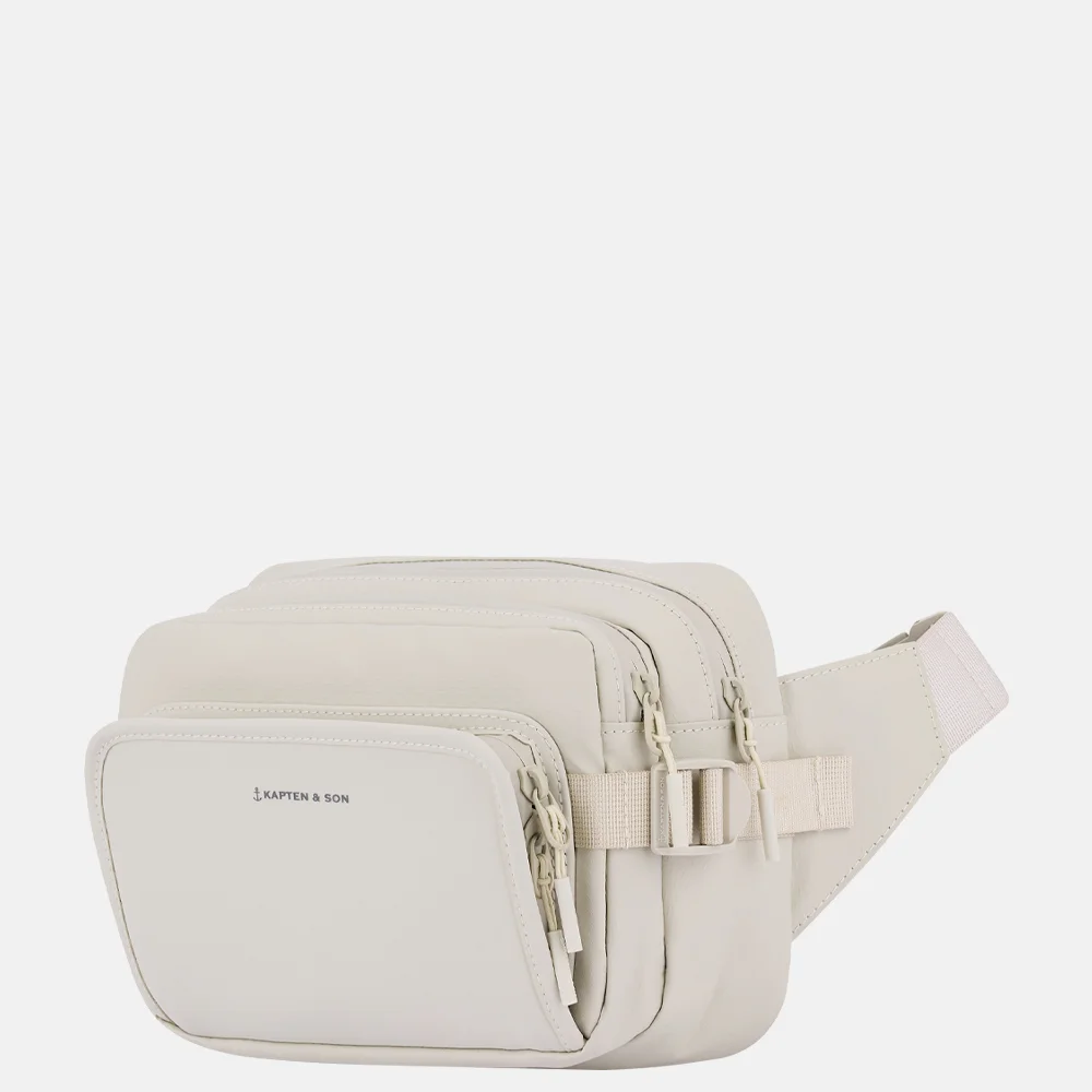 Kapten & Son Lisbon crossbody tas sandstone bij Duifhuizen