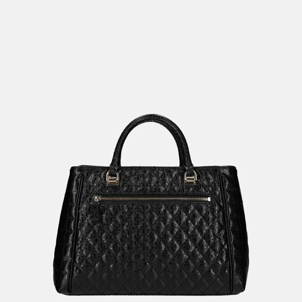 Guess Yarmilla Satchel handtas black bij Duifhuizen