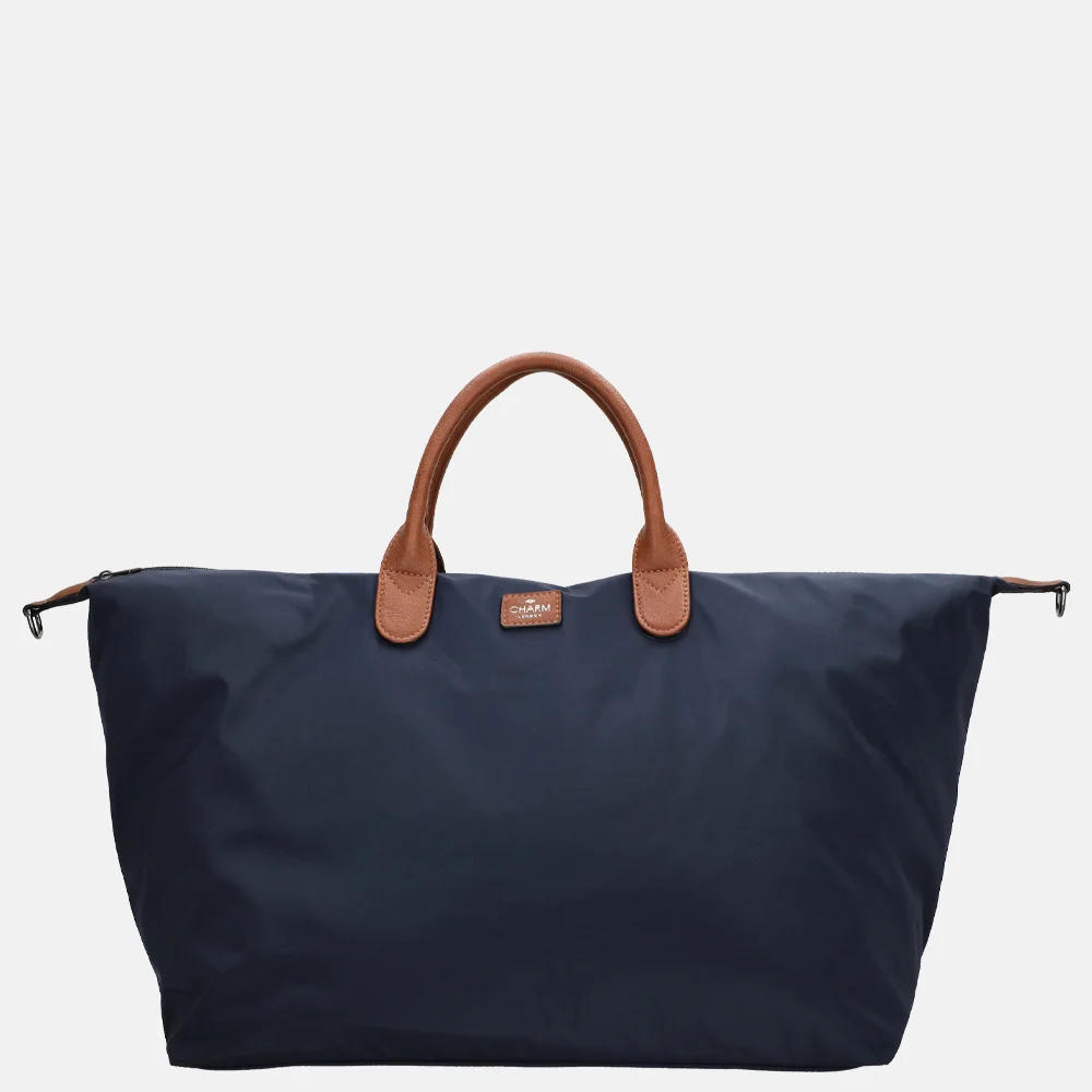 Charm London Buckingham weekendtas blauw bij Duifhuizen