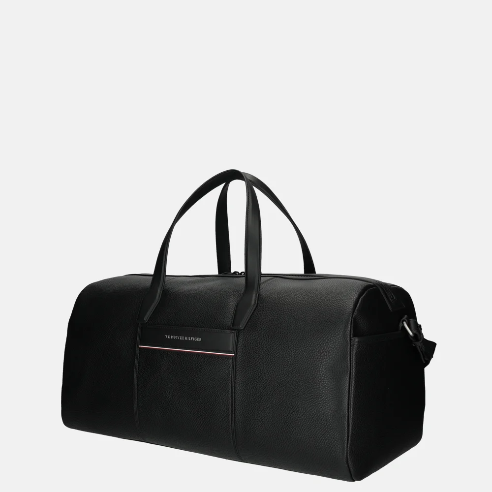 Tommy Hilfiger Corp duffle weekendtas black bij Duifhuizen