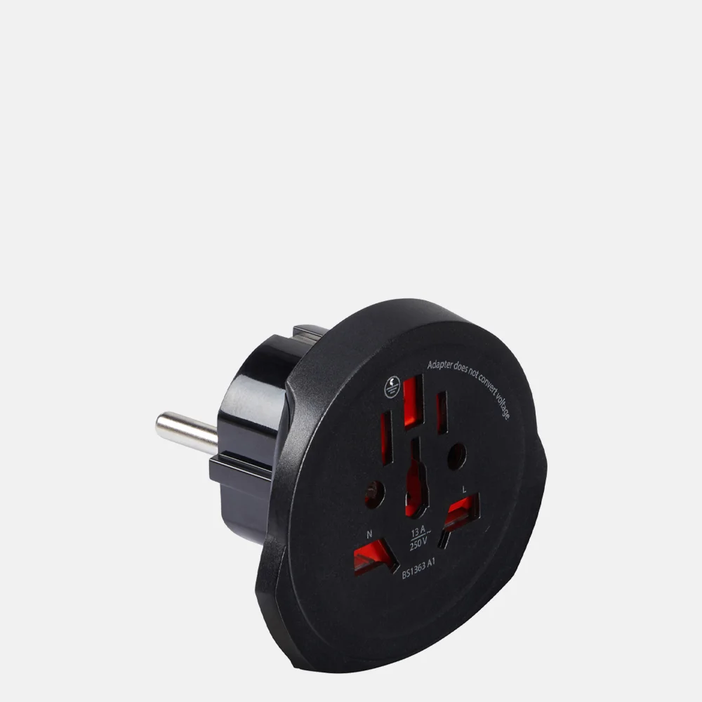 Samsonite World Adaptor Pro 3 + USB black bij Duifhuizen