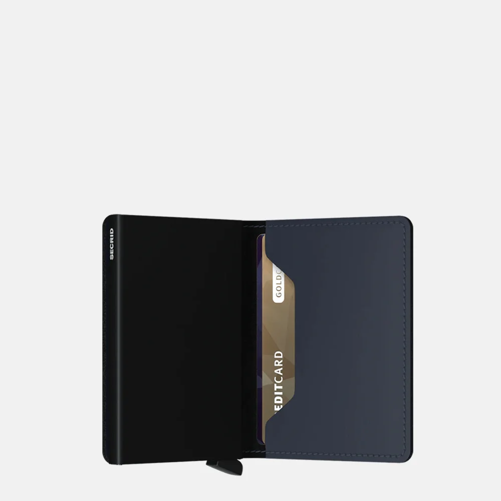 Secrid Slimwallet pasjeshouder matte nightblue bij Duifhuizen