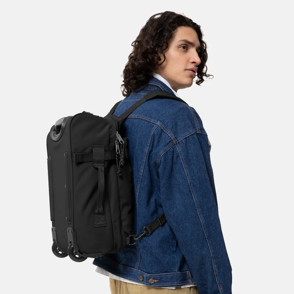 Eastpak Strapson underseater/handbagage koffer XXS 43 cm black bij Duifhuizen