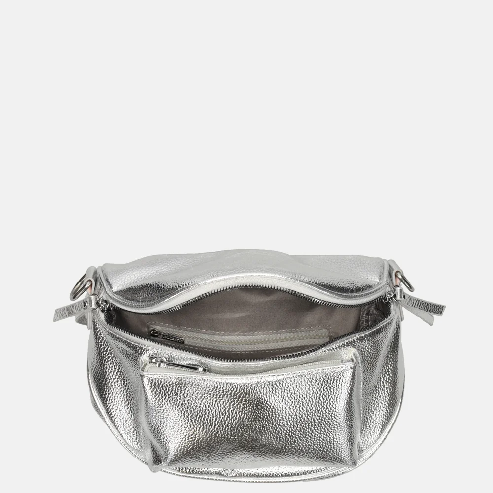 Firenze crossbody tas silver bij Duifhuizen