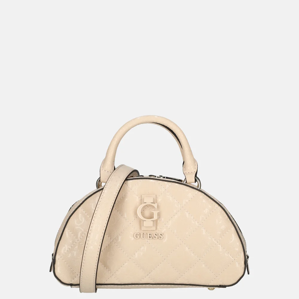 Guess Bessey bowler crossbody tas sand