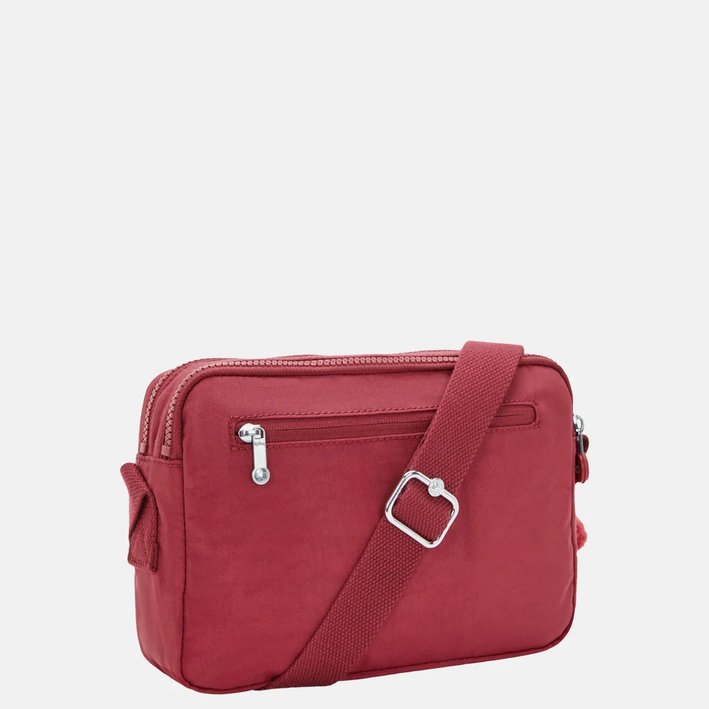 Kipling Abanu crossbody tas M funky red bij Duifhuizen