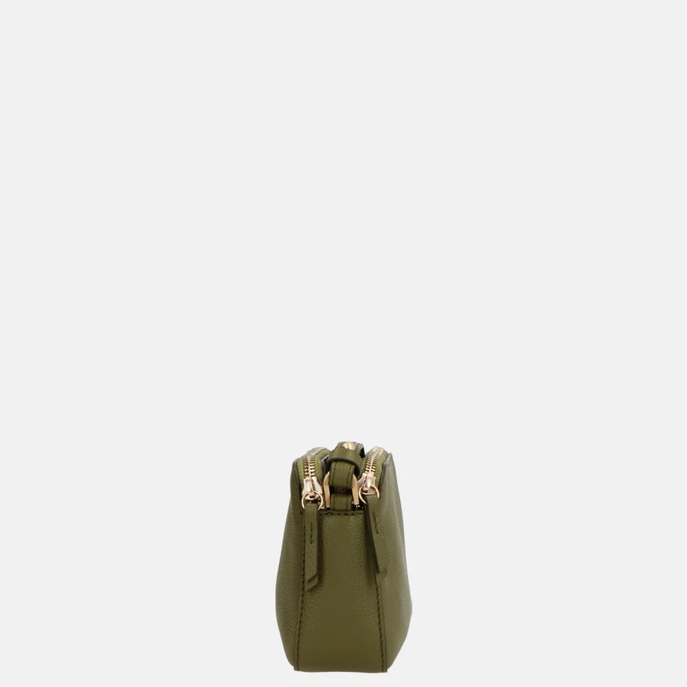 Loulou Essentiels Lisa crossbody tas avocado bij Duifhuizen