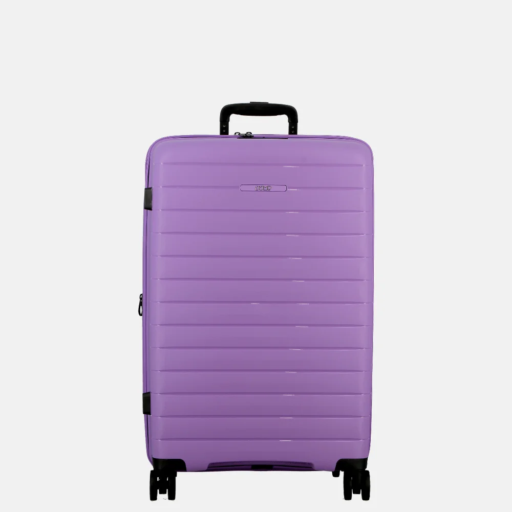 Jump Striper reiskoffer 66 cm expandable lavender bij Duifhuizen