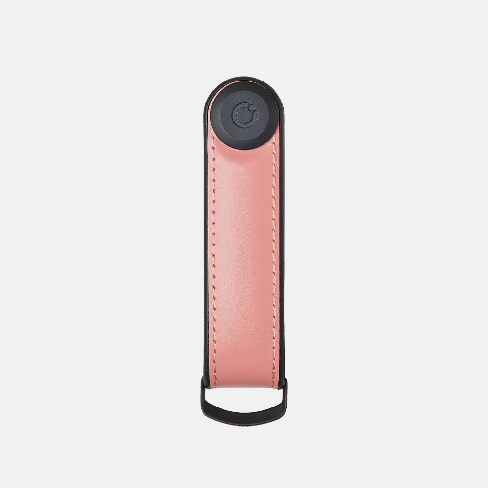 Orbitkey Hybrid Leather sleutelhanger pastel pink bij Duifhuizen