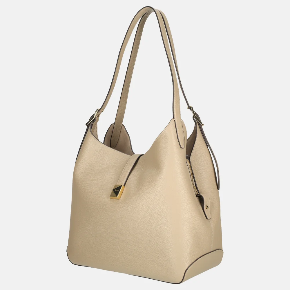 Kate Spade Deco buideltas L timeless taupe bij Duifhuizen