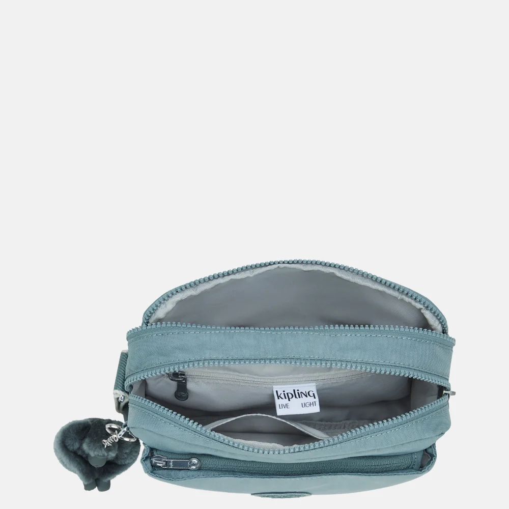 Kipling Abanu crossbody tas M relaxed grey bij Duifhuizen