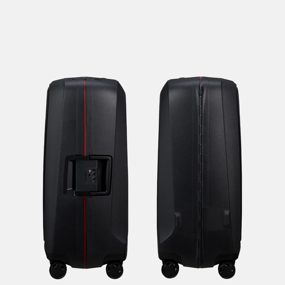 Samsonite Essens reiskoffer 69 cm charcoal/red bij Duifhuizen