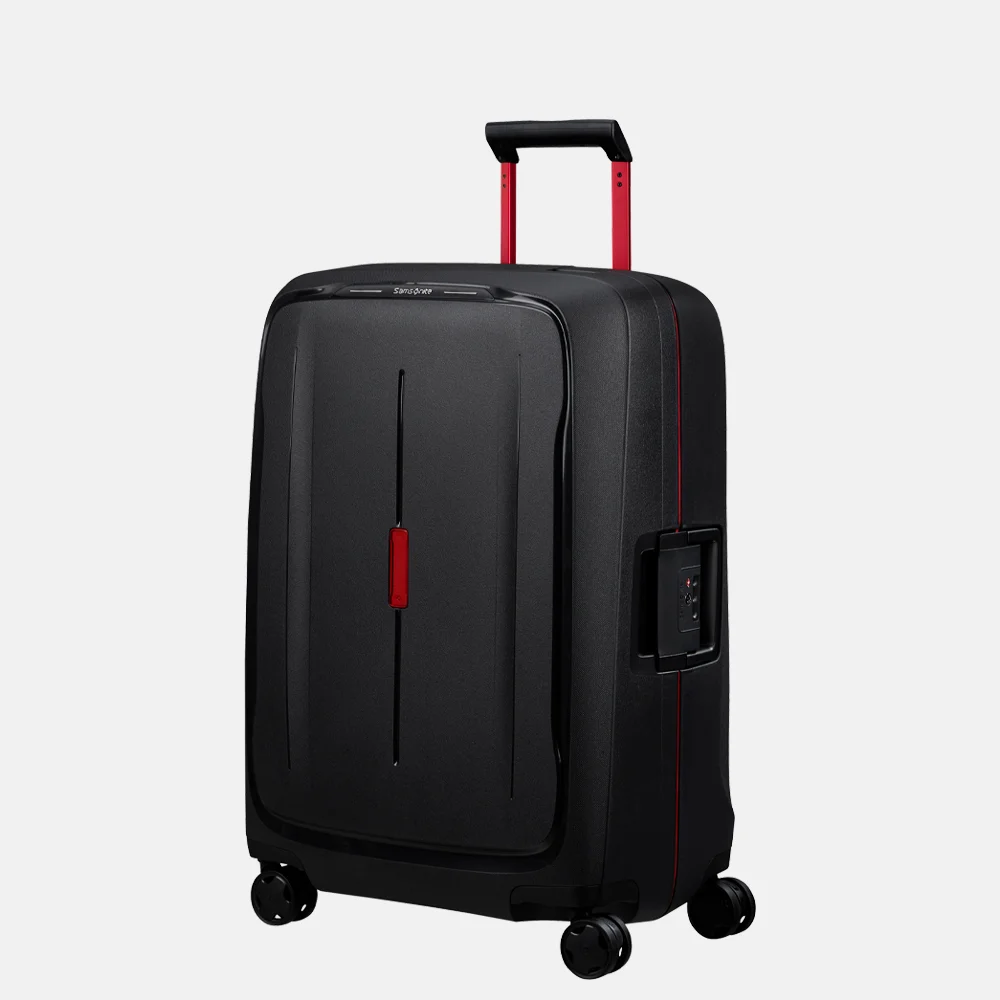 Samsonite Essens reiskoffer 69 cm charcoal/red bij Duifhuizen