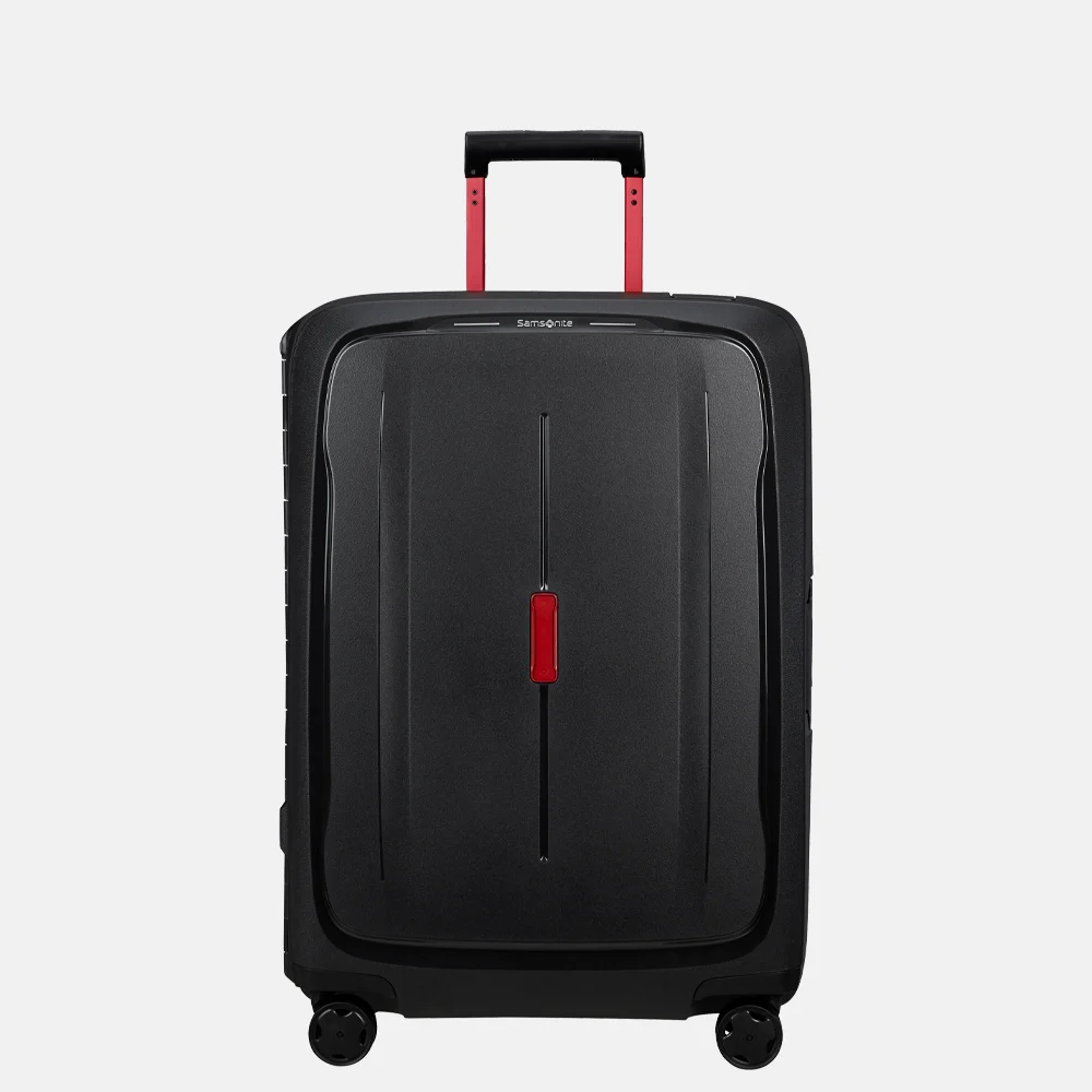 Samsonite Essens reiskoffer 69 cm charcoal/red bij Duifhuizen