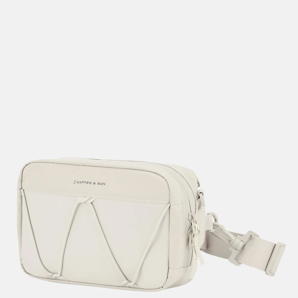 Kapten & Son Banff crossbody tas sandstone bij Duifhuizen