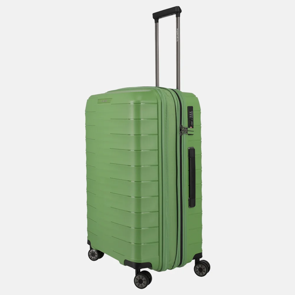 Travelite Mooby reiskoffer 66 cm green bij Duifhuizen