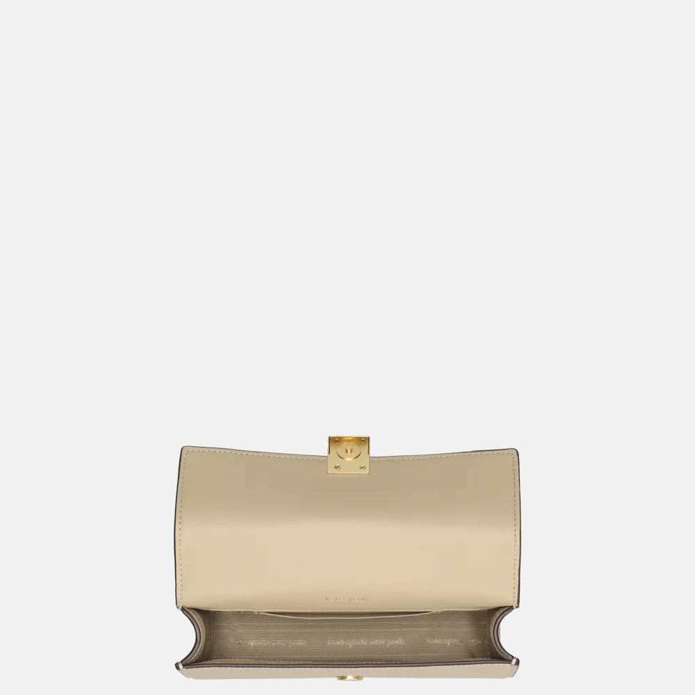 Kate Spade Deco crossbody tas timeless taupe bij Duifhuizen