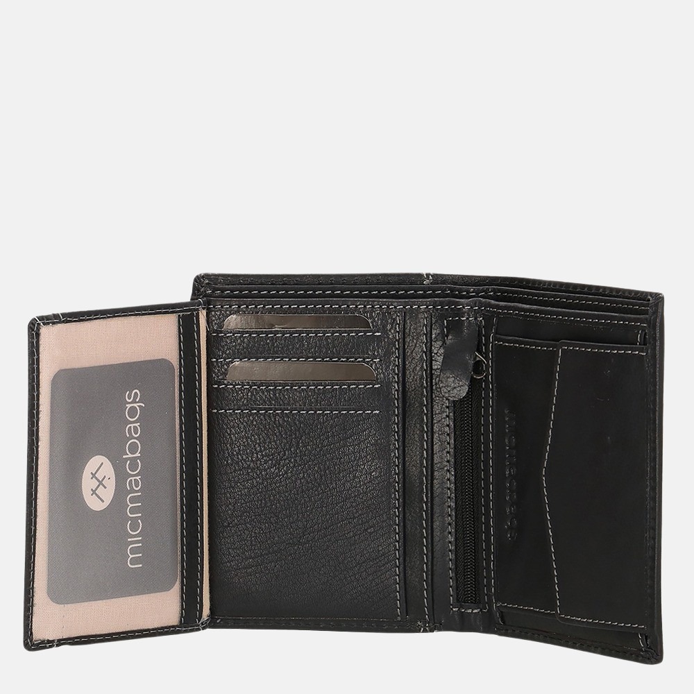 Micmacbags Wallstreet billfold black bij Duifhuizen