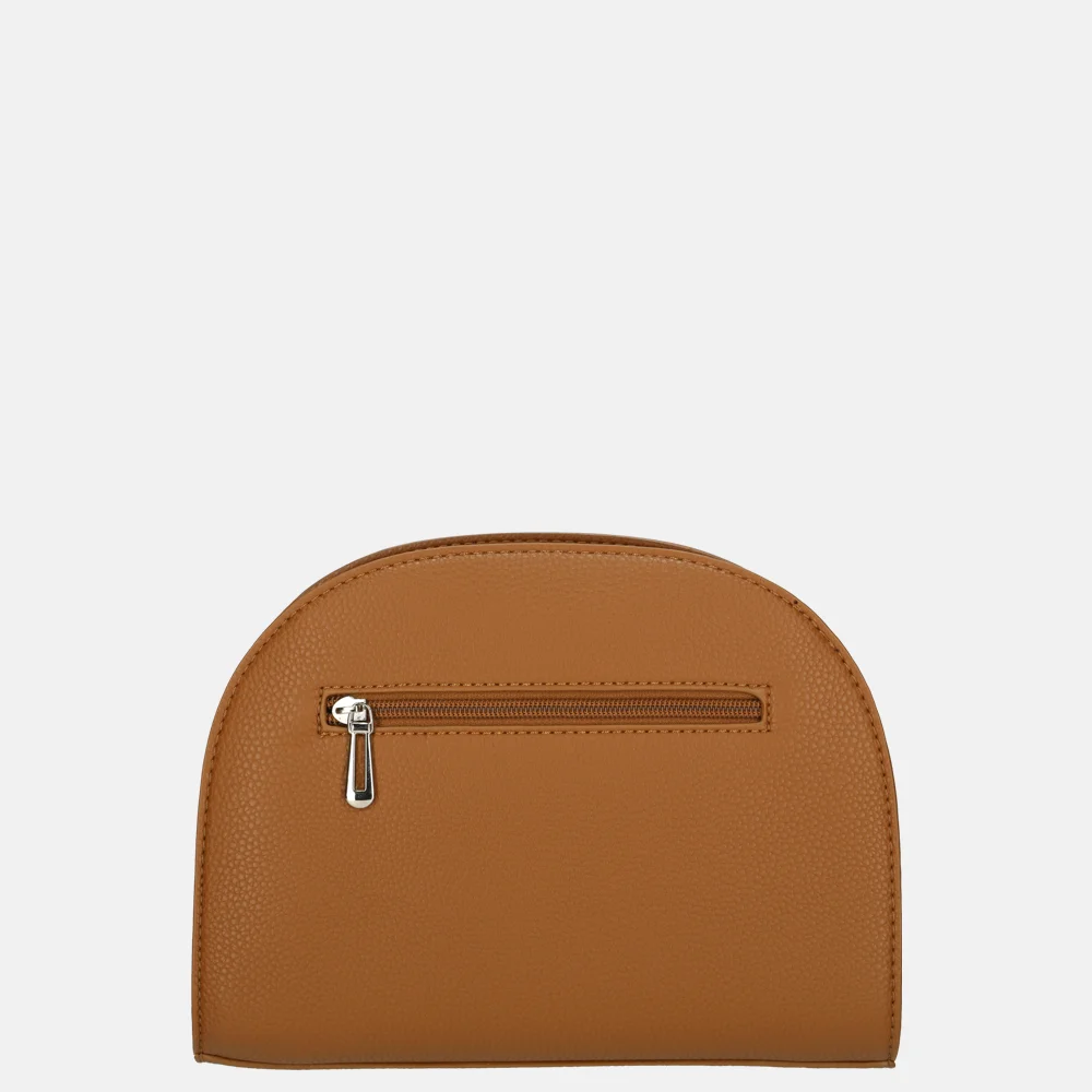 Flora & Co crossbody tas camel bij Duifhuizen