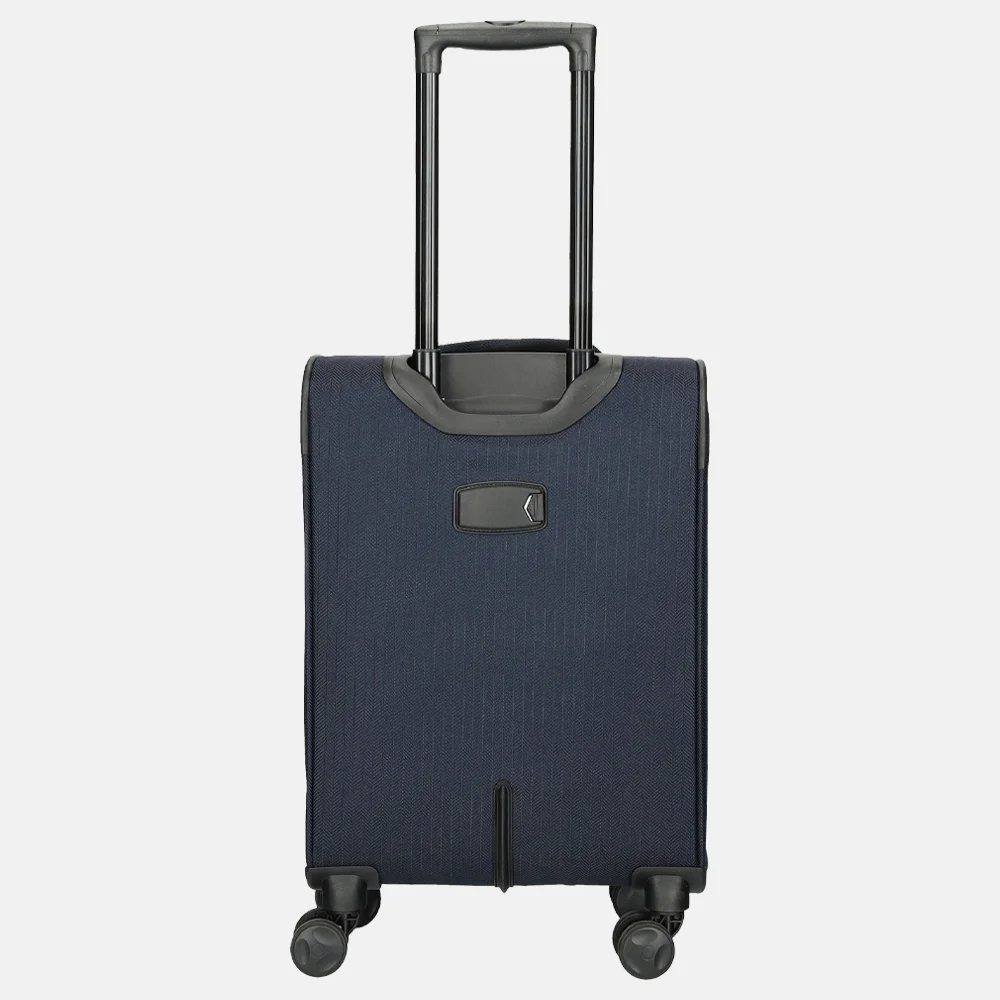 Enrico Benetti handbagage koffer 55 cm blauw bij Duifhuizen