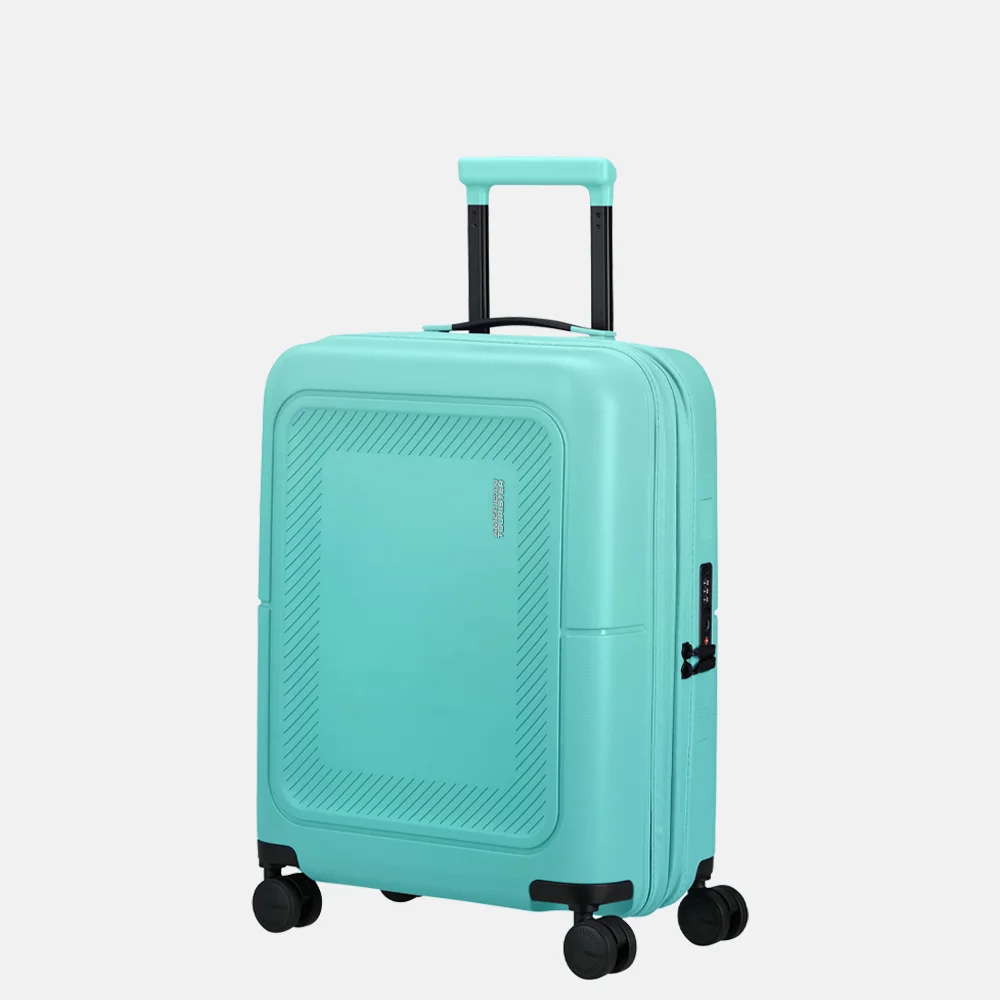 American Tourister Dashpop handbagage koffer 55 cm aqua sky bij Duifhuizen