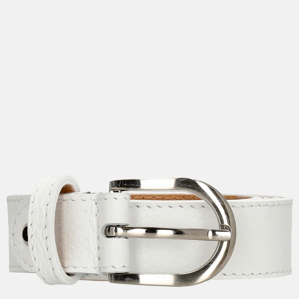 Charm London Anna Belt riem 2,5 cm wit bij Duifhuizen