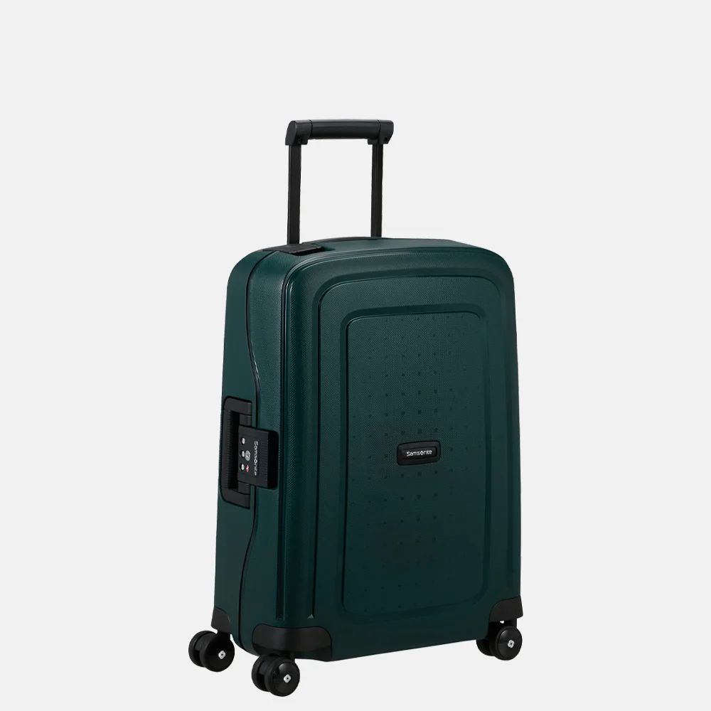 Samsonite S´Cure handbagage koffer 55 cm dark teal bij Duifhuizen