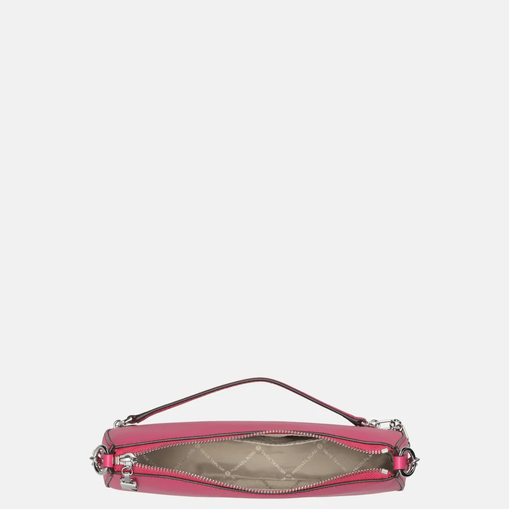 Michael Kors Empire chain pouch schoudertas wild berry bij Duifhuizen