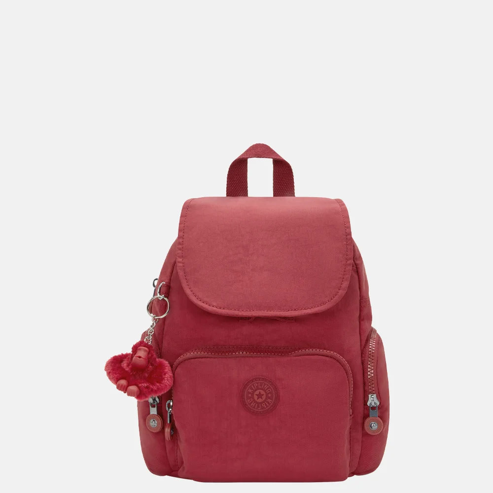 Kipling City Zip rugzak mini funky red