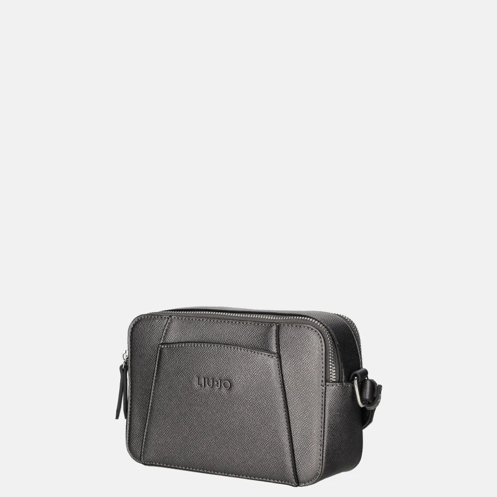 Liu Jo crossbody tas antracite metallic bij Duifhuizen