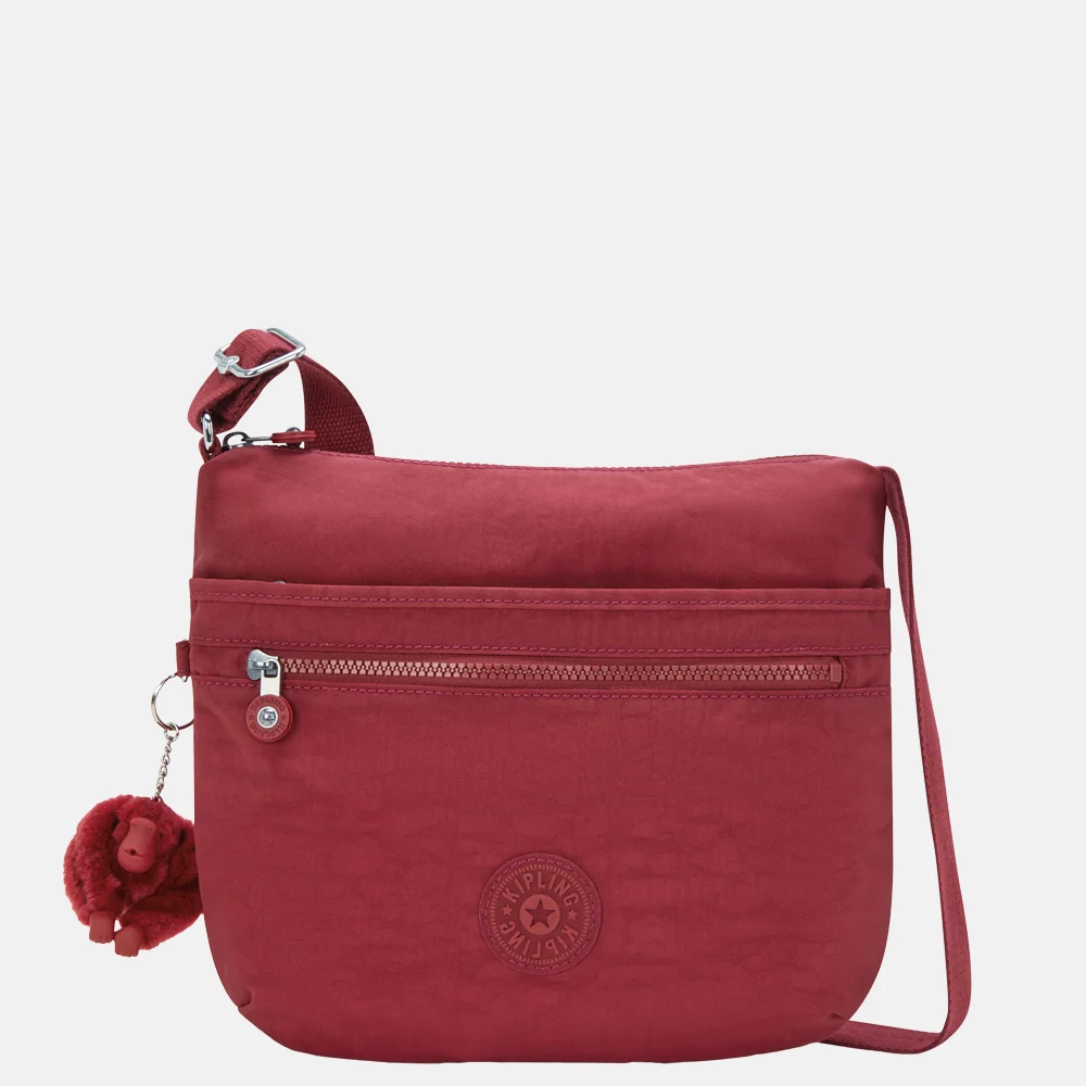 Kipling Arto crossbody tas funky red