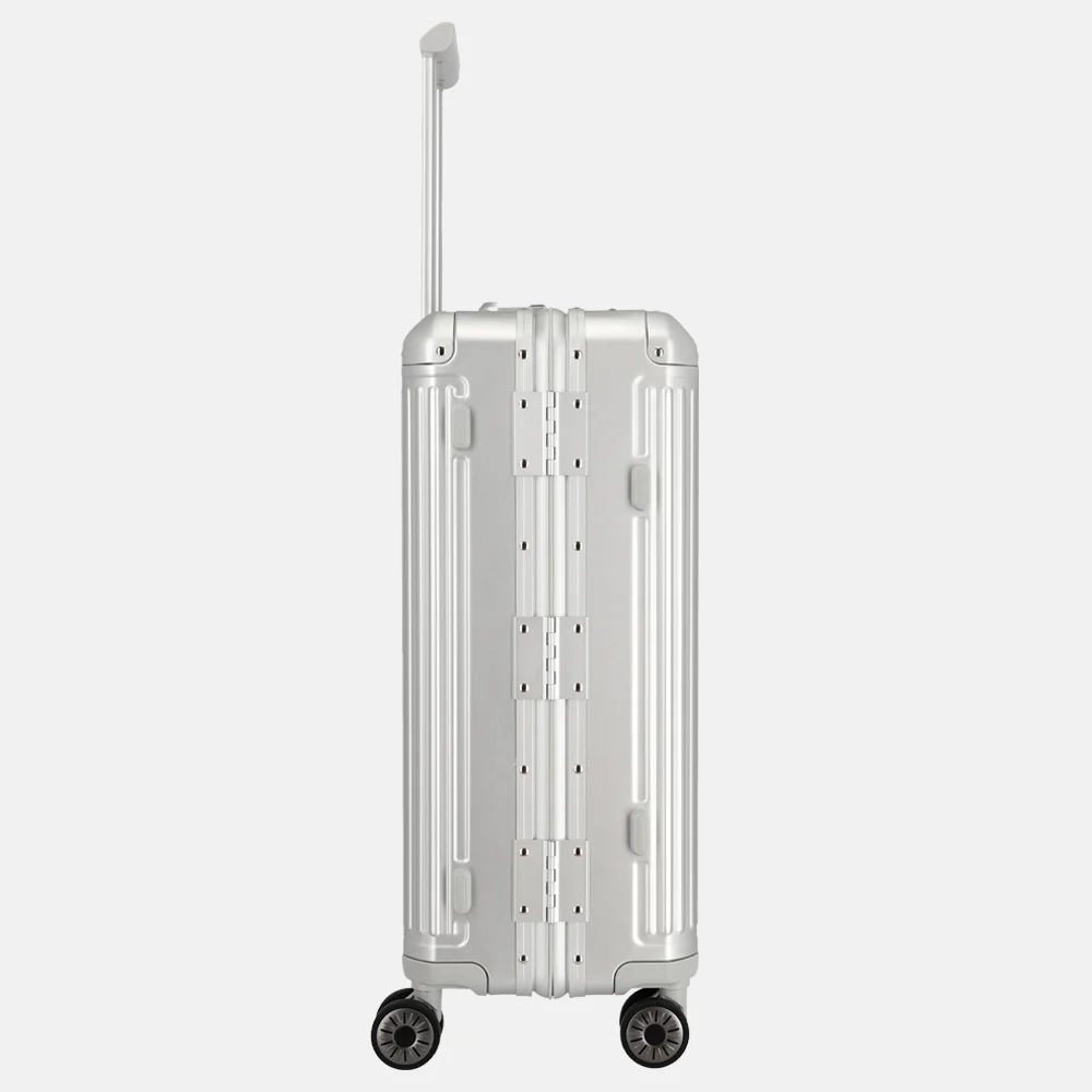 Travelite Next 2.0 reiskoffer 67 cm silver bij Duifhuizen