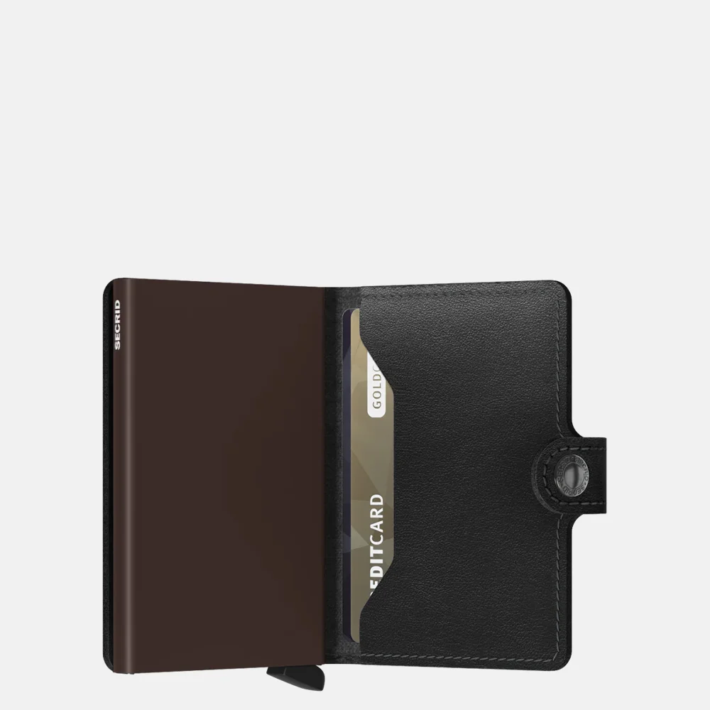 Secrid Miniwallet pasjeshouder original black-brown bij Duifhuizen