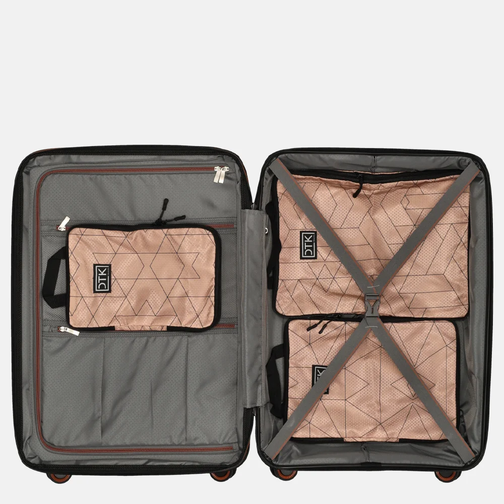 Duifhuizen Packing Cubes set compressie taupe bij Duifhuizen